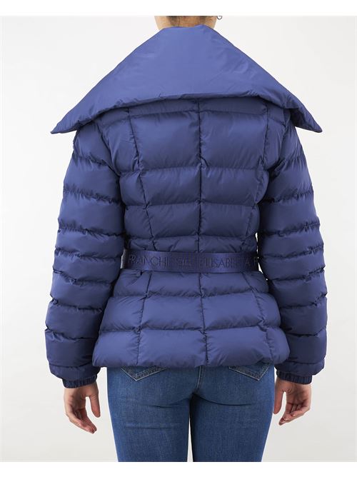 Short nylon down jacket with wide collar Elisabetta Franchi ELISABETTA FRANCHI | Jacket | PI76D46E2B75